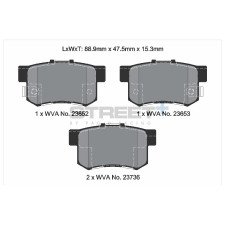 Plaquettes de frein Pagid T8034 Street+ ph3