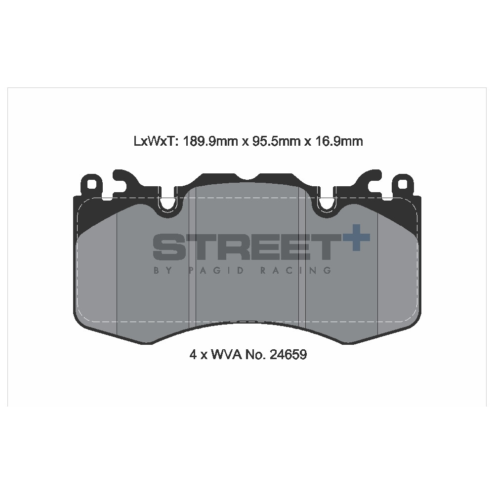 Plăcuțe de frână Pagid T8085 Street+ ph3 - PA-8085.ST - T8085SP2001