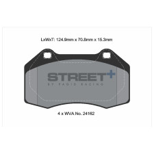 Plaquettes de frein Pagid T8186 Street+ ph3