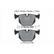 Plaquettes de frein Pagid T8223 Street+ ph3