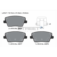 Plaquettes de frein Pagid T8230 Street+ ph3