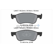 Plaquettes de frein Pagid T8234 Street+ ph3