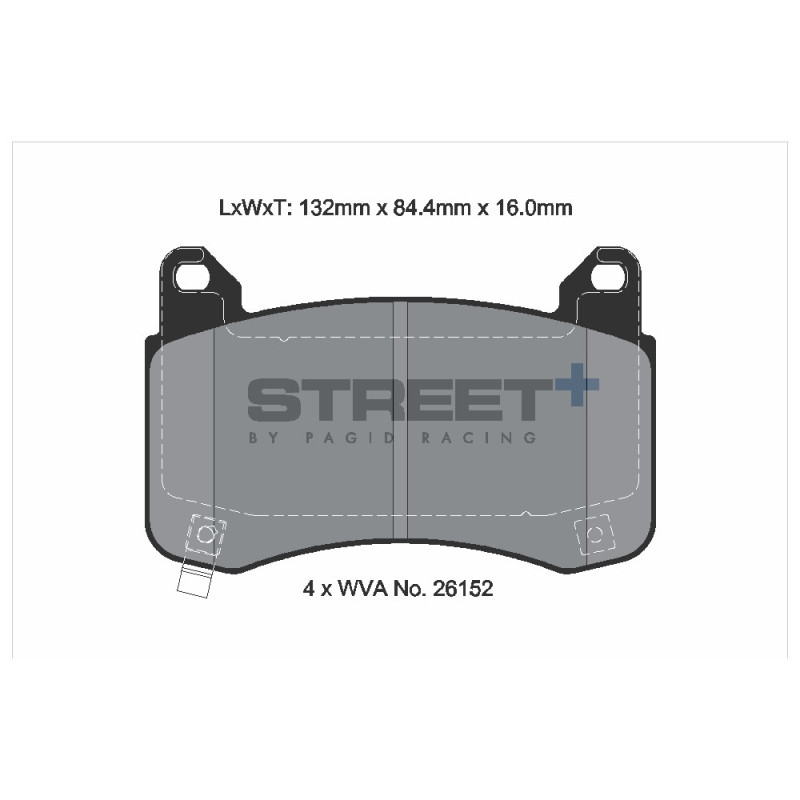 Plăcuțe de frână Pagid T8280 Street+ ph3 - PA-8280.ST - T8280SP2001
