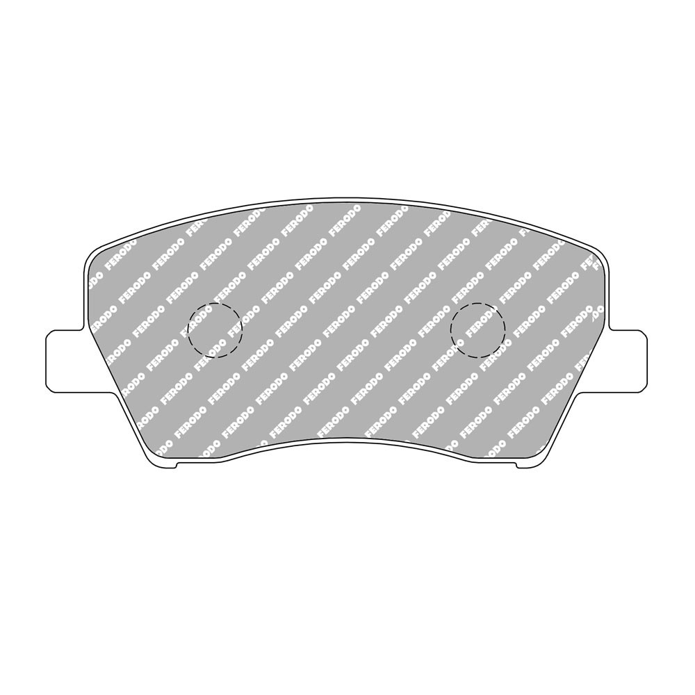 Plăcuțe de frână Ferodo DS1.11 față pentru Renault Clio 5 Rally - F-RP3158W - FRP3158W - 3661768792773
