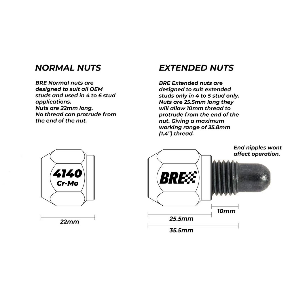 Dado ruota SPEEDSOCKET Ramato (unità) - SPS-ECROU.EXT.14X15 - M14X1.5 20 NUTS EXTENDED