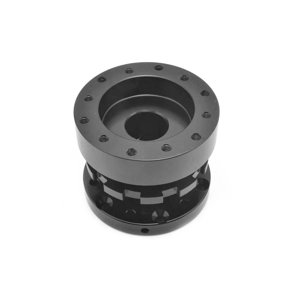 Zwarte verstelbare stuurwiel spacer OBP - OBP-QRSW-4 - OBP-QRSW-4 - 3666618517612