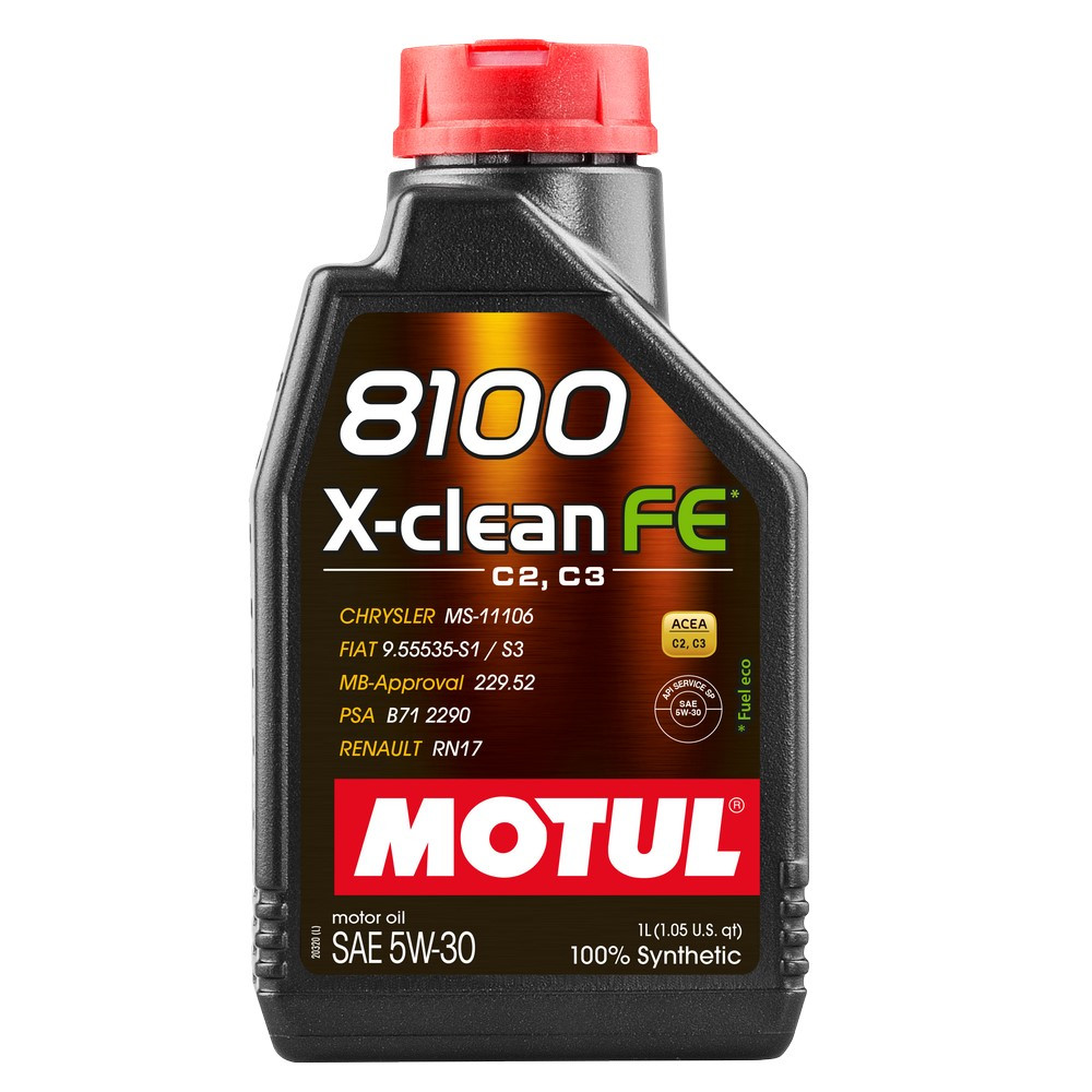 Huile moteur MOTUL 8100 X-clean FE 5W-30 - Bidon de 1L - MOT-81XC-FE-5W30 - 112771 - 3374650399614