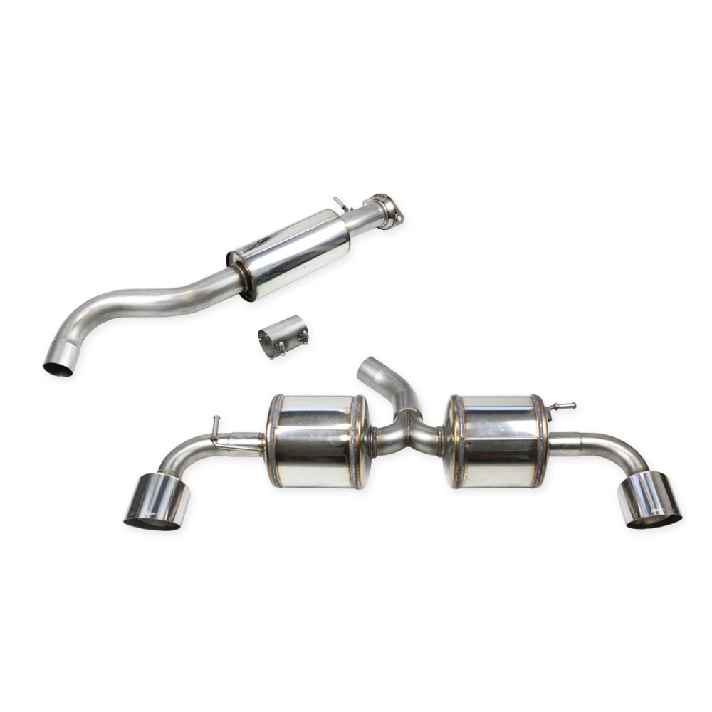 Middenbuis + adapter + geluiddemper 114 Racing Inoxcar Toyota Yaris GR 1.6 na 2024 - IC-CATBACKTOYA09114R - CATBACK.TOYA.09.114R - 3666618517544