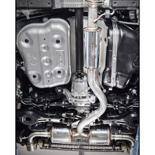 Tubo centrale + adattatore + silenziatore 114 Racing Inoxcar Toyota Yaris GR 1,6 dopo 2024