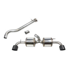 Middenbuis + adapter + einddemper 114 Racing Ceramic Black Inoxcar Toyota Yaris GR 1.6 na 2024 - IC-CATBACKTOYA11114CBK - CATBACK.TOYA.11.114CBLACK - 3666618517551