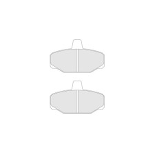 Remblokken CL Remmen RC6 achter Ford Escort RS 16v - CL-4035-RC6 - 4035RC6 - 3661768258644