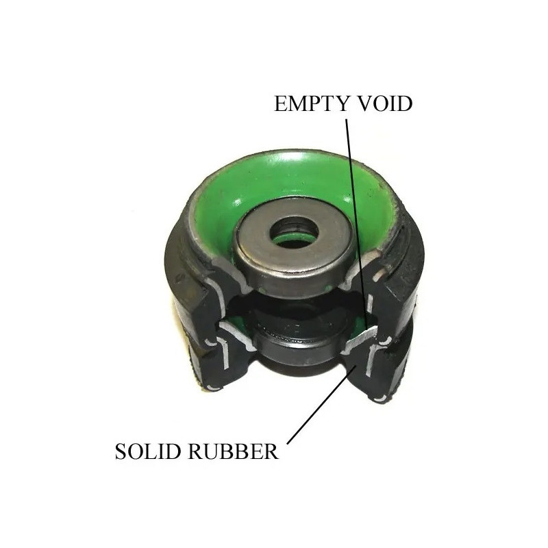 "034 MOTORSPORT SCHOKDEMPER VERSTERKT SILENT BLOK VOOR AUDI "VINTAGE - STRAATDICHTHEID" - 034-601-1001.SD - 034-601-1001-SD