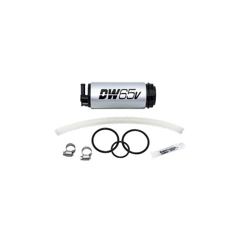 POMPA CARBURANTE AD ALTO FLUSSO, MKIV/MKV/MKVI VOLKSWAGEN 1.8T, 2.0T FSI, 2.0 TSI, VR6, 8N/8P/8L AUDI, DEATSCHWERKS DW65V - 034-DW-9-654-1025 - 034-DW-9-654-1025 - 3666618286273