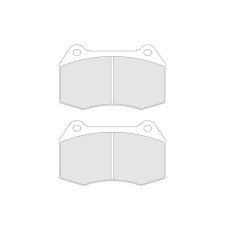 CL Remmen RC6E remblokken voor Nissan 350z - CL-4061-RC6E - 4061T18RC6E - 3661768262368