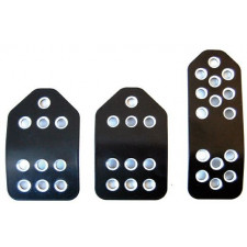 Kit 3 Pedali GT2i Race & Safety Nero / Argento con Viti
