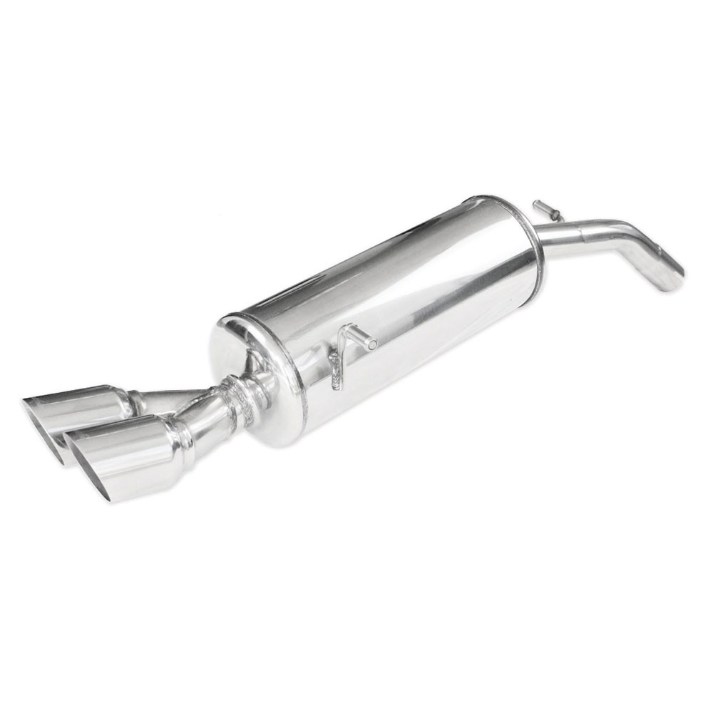 Inoxcar Stainless Exhaust Terminal Peugeot 208 200CV After 2013 2x80 Racing - IC-PE20801RA - PE208.01.RA - 3661768433997