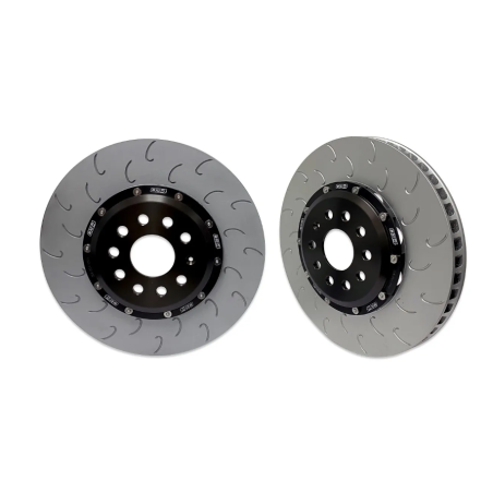 kit Jeu de disques de frein flottant avant amélioré pour Audi 8V/8V.5 S3 & Volkswagen MK7/7.5 GTI/R