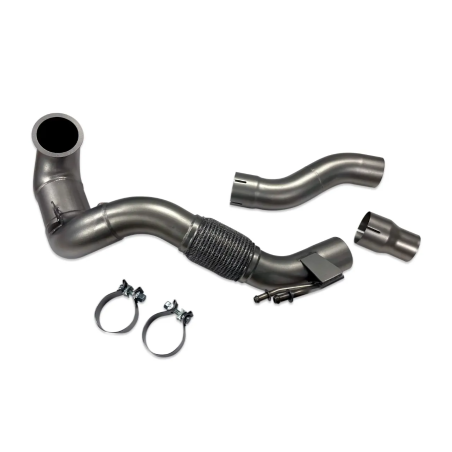 Turbo downpipe with 034 Motorsport sport catalyst for Audi A3/S3 & Golf / GTI /R (8V, MKVII) - 2.0T / 1.8T