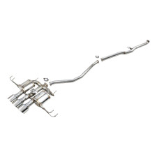 Catback tuyau 70mm diamètre 114mm Racing Honda Civic FL5 Type-R 2,0i V-Tech après 2022