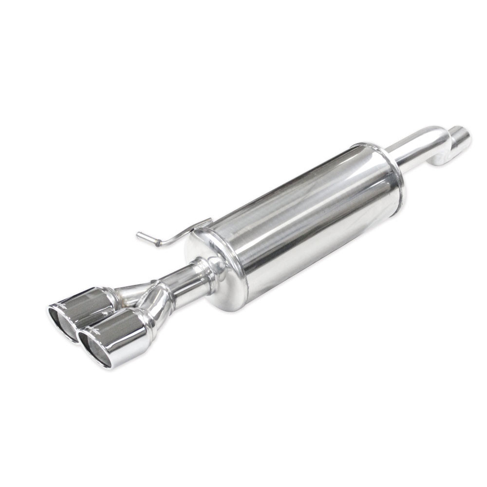 Achterdemper 2x80 X-Race Inoxcar Volkswagen Polo AW 2.0 GTi 207pk Restyling na 2022 - IC-WPO26XR80 - WPO.26.XR80 - 3666618527628