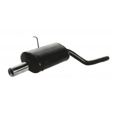 GT2i rear exhaust / muffler Audi A3 1.9 TDI 1999 on 2 outlets 76mm