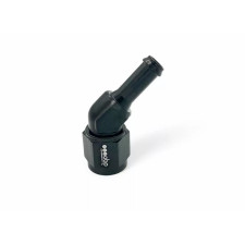 Dash6 45° female concave swivel to 10mm male OBP push-fit adapter, black