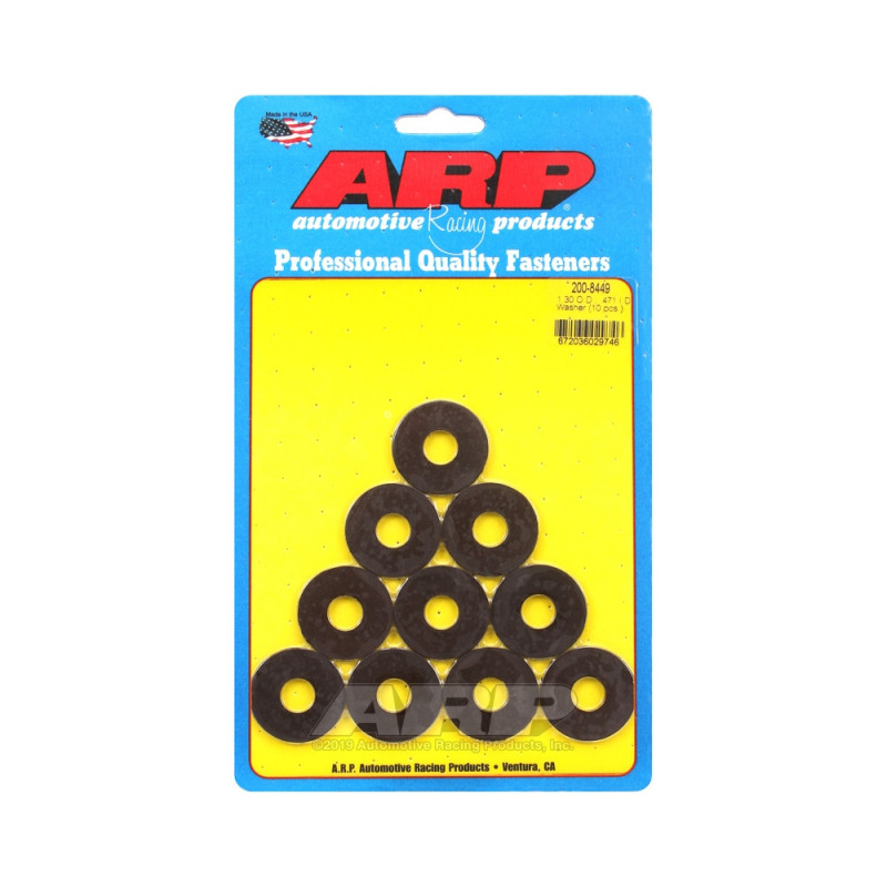 Confezione (10) rondelle ARP 7/16 - Senza smusso - ARP-200-8449 - 200-8449 - 3666618220918