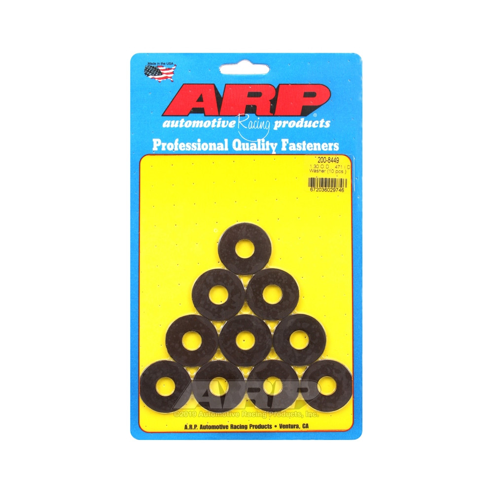 Set (10) sluitringen ARP 7/16 - Geen afschuining - ARP-200-8449 - 200-8449 - 3666618220918