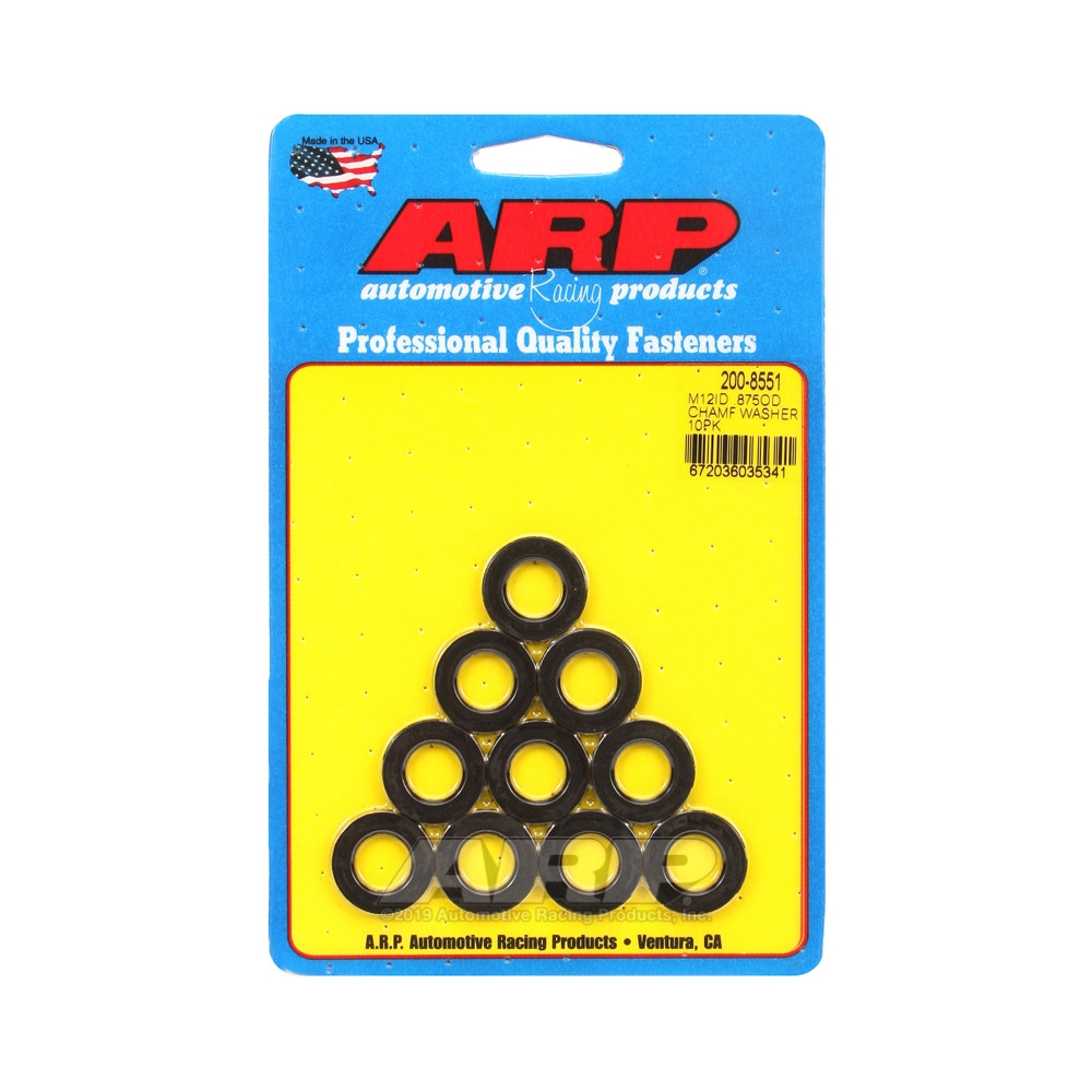 Set (10) sluitringen ARP M12 - Met afschuining - ARP-200-8551 - 200-8551 - 3666618221458