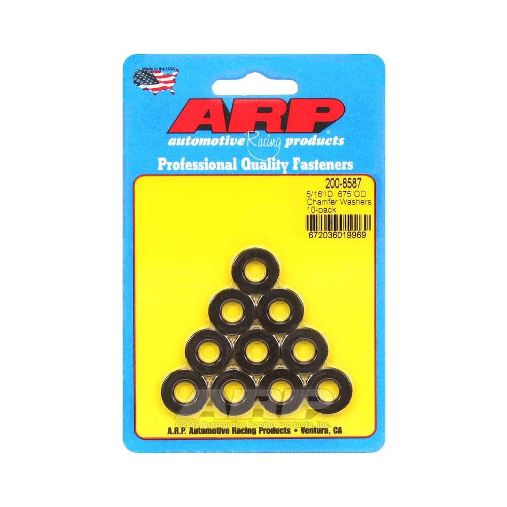 Pack (10) rondelles ARP 5/16 - Avec Chanfrein - ARP-200-8587 - 200-8587 - 3666618221625