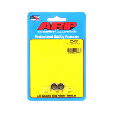 Pack écrous ARP (2) 1/4-28 - Black Oxyde Hex