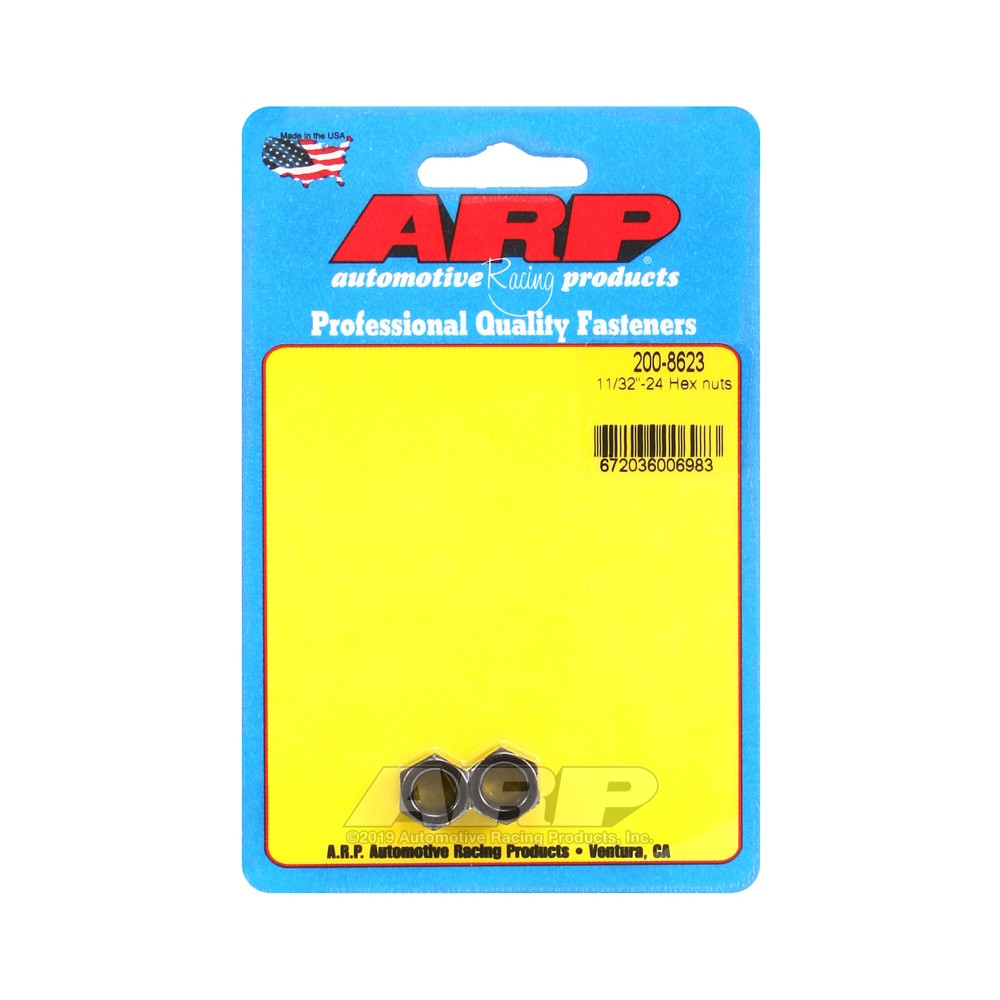 Set moeren ARP (2) 11/32-24 - Zwart Oxyde Hex - ARP-200-8623 - 200-8623 - 3666618221878