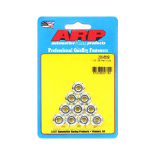 Set ARP moeren (10) met 1/4-28 kraag om losraken te voorkomen - Hex