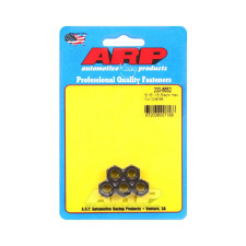 Pack écrous ARP (5) 5/16-18 - Black Oxyde Hex