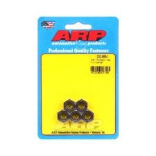 Pack écrous ARP (5) 3/8-16 - Black Oxyde Hex