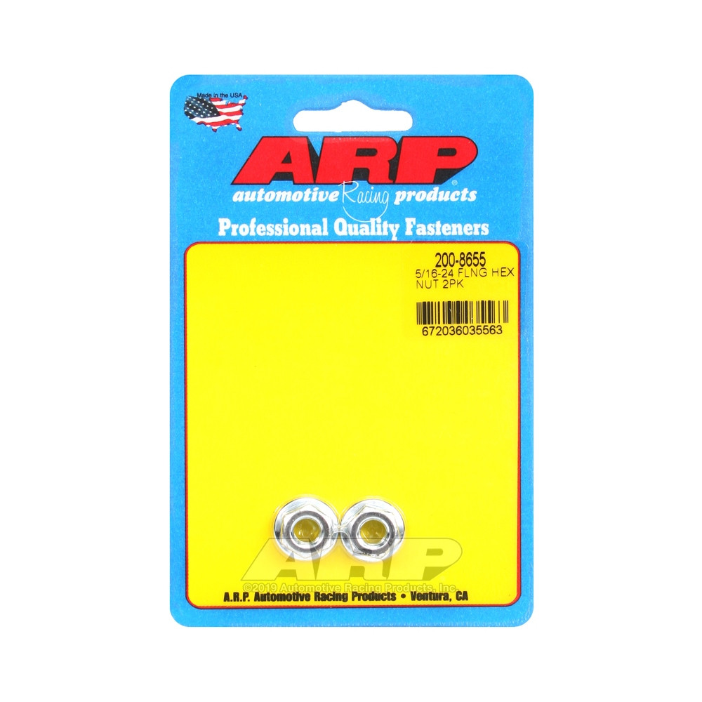 Set moeren ARP (2) met kraag 5/16-24 - Zeskant - ARP-200-8655 - 200-8655 - 3666618222141
