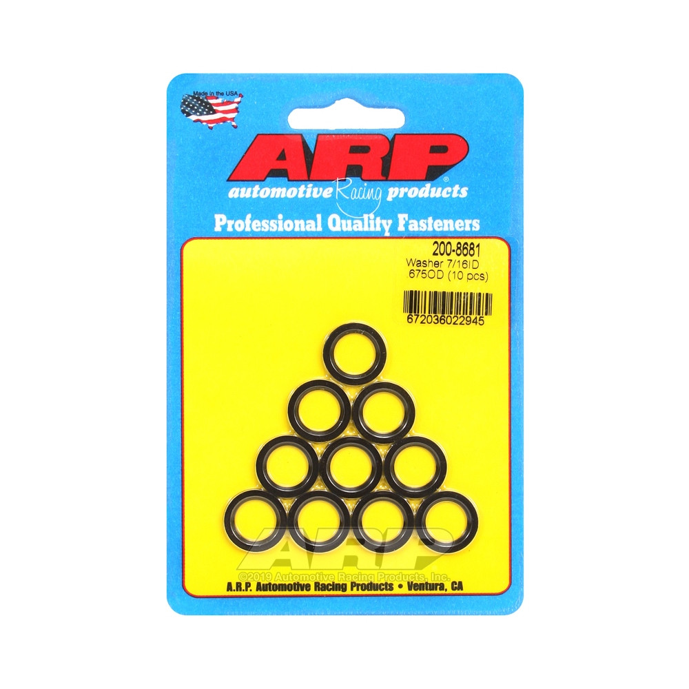 Set (10) sluitringen ARP 7/16 - Met afschuining - ARP-200-8681 - 200-8681 - 3666618222370