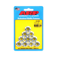 Pack écrous ARP (10) anti-desserrage à collerette  M10 x 1.25 - Hex