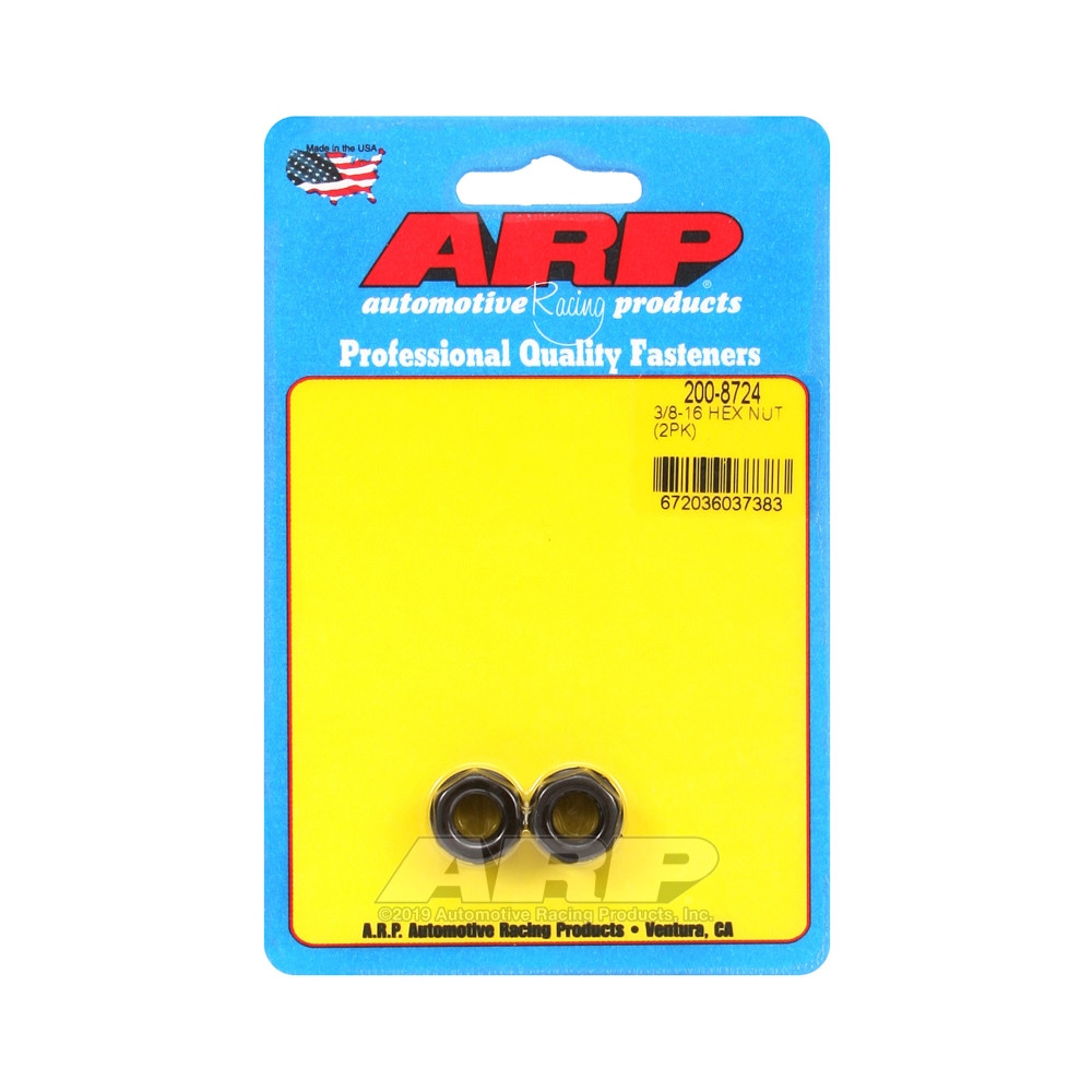 Confezione (2) Dadi ARP 3/8-16 - Nero Oxyde Hex - ARP-200-8724 - 200-8724 - 3666618222646