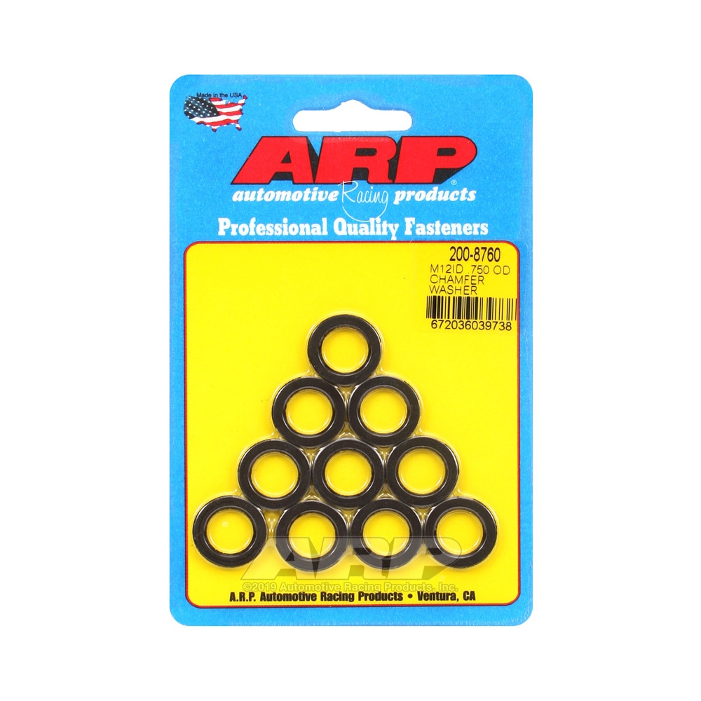 Pack (10) ARP washers M12 - With chamfer - ARP-200-8760 - 200-8760 - 3666618222936