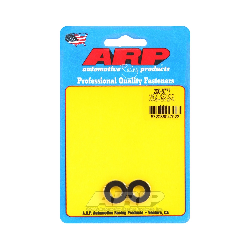 Pack (2) ARP washers M9 - Without chamfer - ARP-200-8777 - 200-8777 - 3666618223087