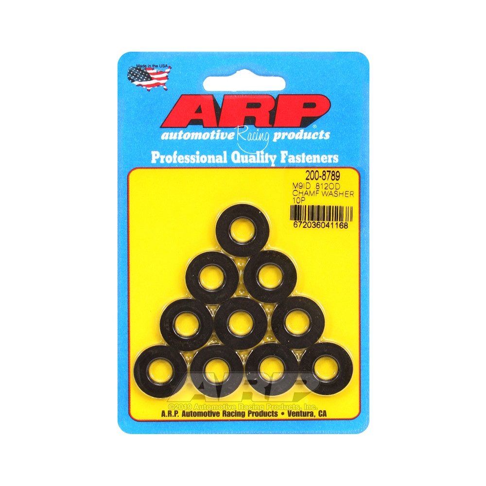 Set (10) sluitringen ARP M9 - Met afschuining - ARP-200-8789 - 200-8789 - 3666618223162