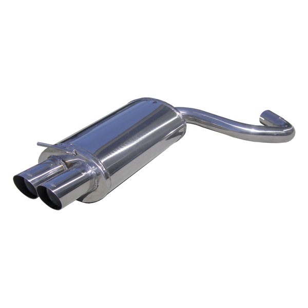 Klemmen / Demper Inoxcar Inox BMW E90 320d 2x76mm Racing - IC-OVBM16RA - OVBM.16.RA - 3661768275641