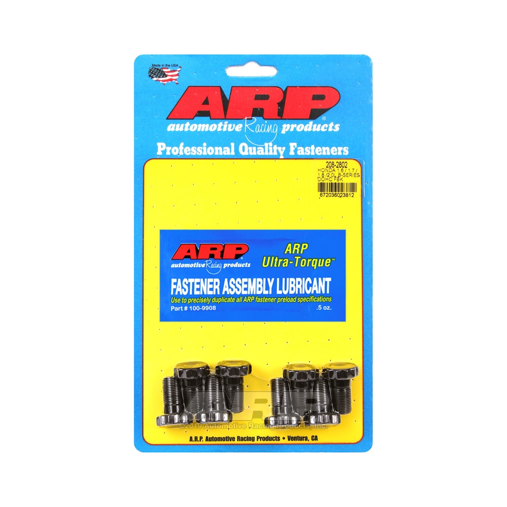 Flywheel bolts ARP HONDA 1.5, 1.6, 1.8, 2.0L DOHC B Series  - ARP-208-2802 - 208-2802 - 3661768372654