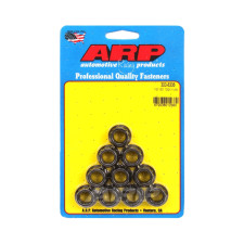 Pack écrous ARP (10) 1/2-20 - Black Oxyde 12 pts