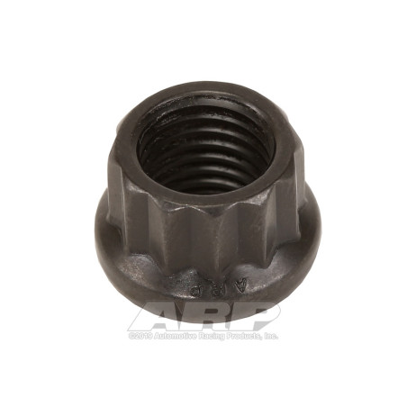 Enkele moer ARP M10 x 1,25 - Zwart Oxyde 12 punten