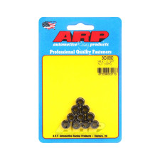 ARP Nuts Pack (10) M6 x 1.00 - Black Oxyde 12 pts - ARP-300-8390 - 300-8390 - 3666618223971