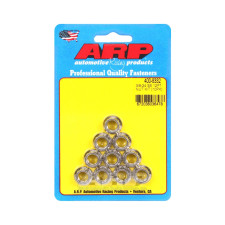 Pack écrous ARP (10) 3/8-24 - Inox 12 pts