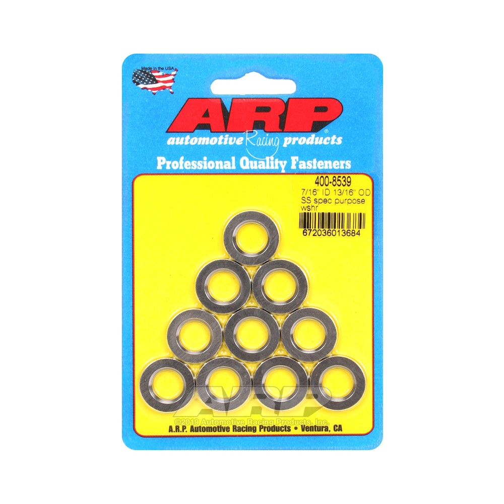 Pack (10) ARP washers 7/16 - Chamfered - ARP-400-8539 - 400-8539 - 3666618225678