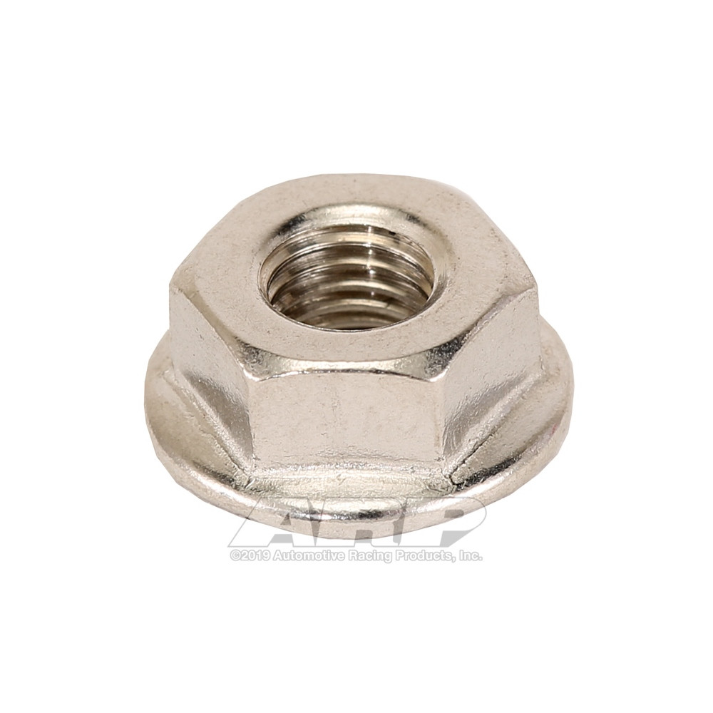 Dado ARP antiallentamento con flangia 1/4-28 - Acciaio inox esagonale - ARP-400-8609 - 400-8609 - 3666618225746